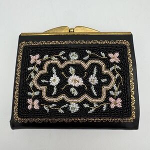 Vintage Daniel De Paris Beaded Wallet Coin Purse